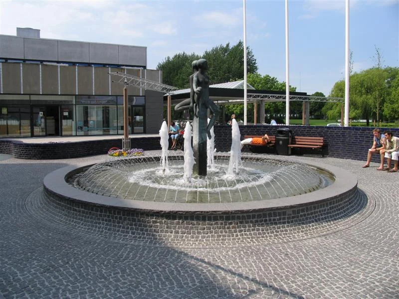 Springvand med OASE komponenter, ved Rødovre Centrum