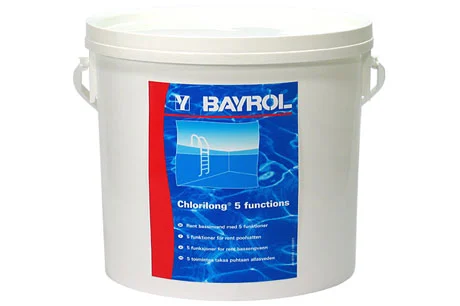 CHLORILONG langsomt opløsl. klortabl. 5 kg.